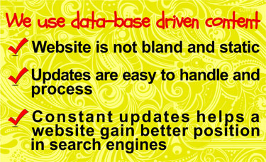 Database Driven Content